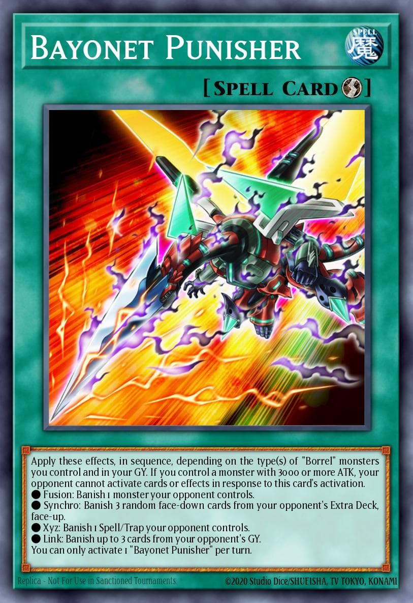 Carte Yu-Gi-Oh! Bayonet Punisher #098 — Burst of Destiny