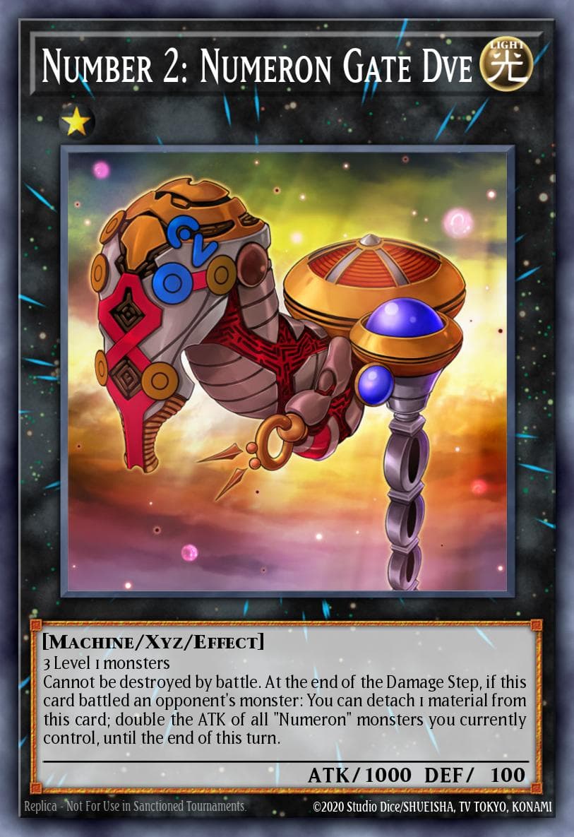Carte Yu-Gi-Oh! Number 2: Numeron Gate Dve #023 — Battles of Legend: Armageddon