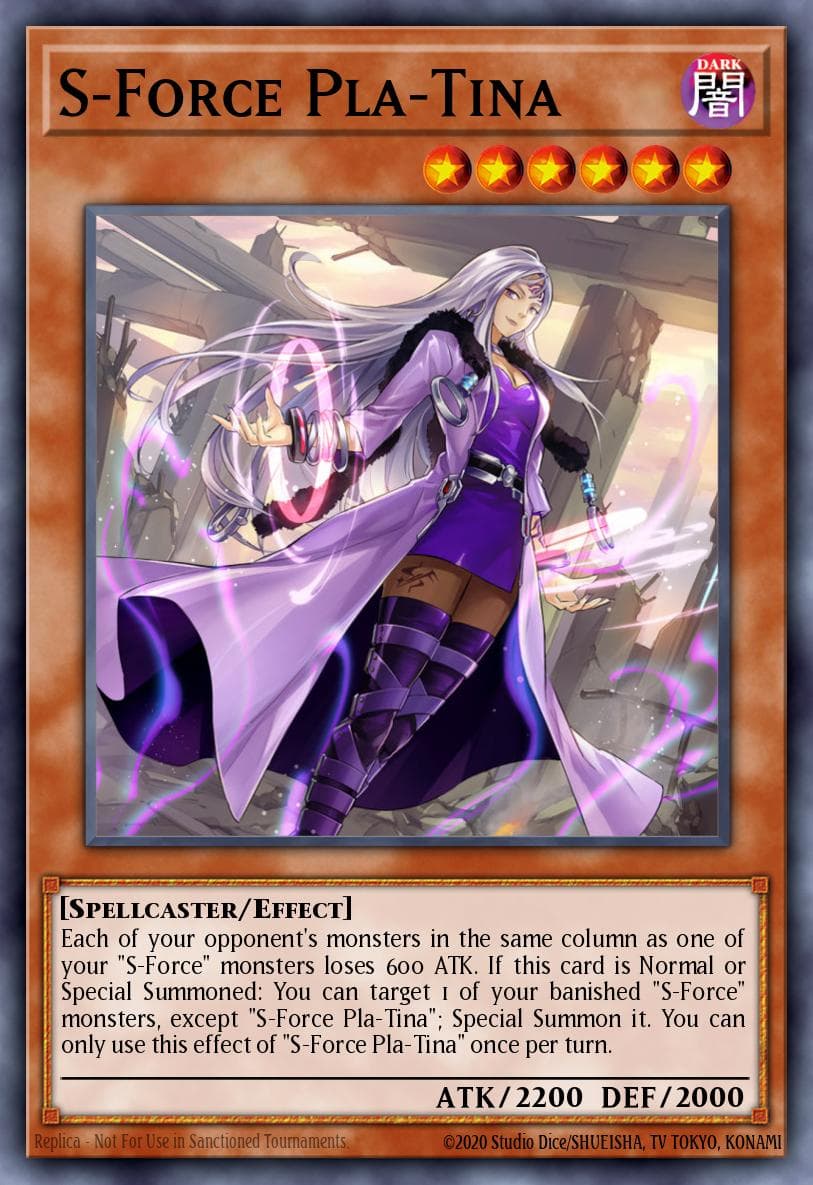 Carte Yu-Gi-Oh! S-Force Pla-Tina #015 — Blazing Vortex