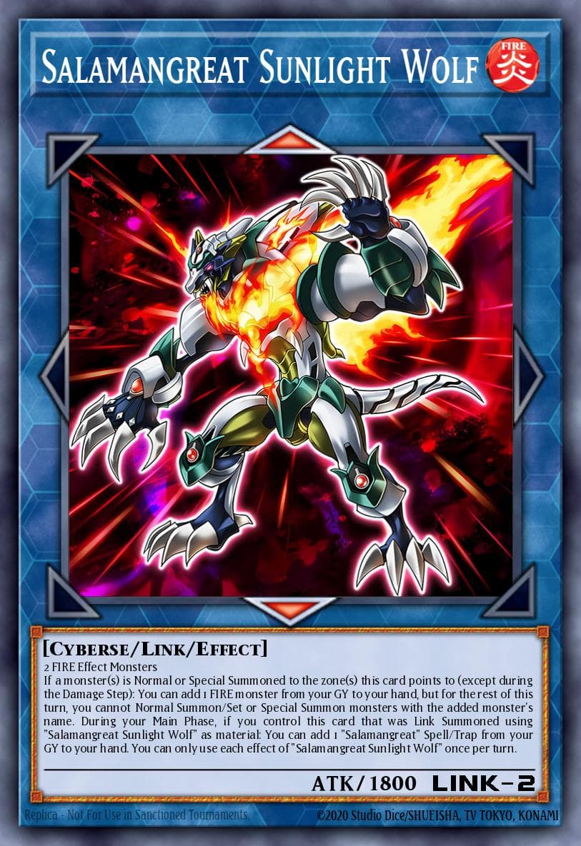 Carte Yu-Gi-Oh! Salamangreat Sunlight Wolf #089 — Battles of Legend: Armageddon