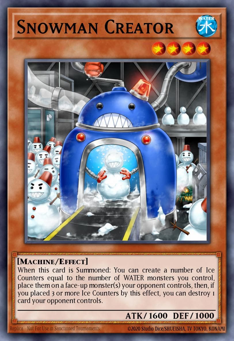 Carte Yu-Gi-Oh! Snowman Creator #029 — Abyss Rising