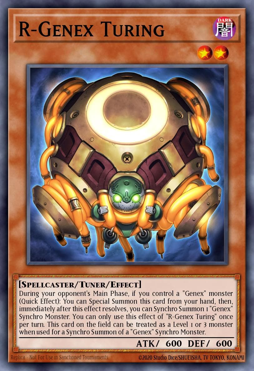 Carte Yu-Gi-Oh! R-Genex Turing #012 — Battles of Legend: Terminal Revenge