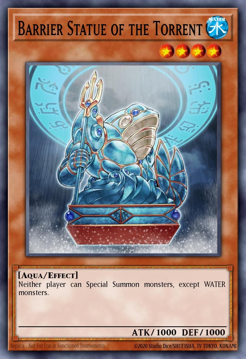 Carte Yu-Gi-Oh! Barrier Statue of the Torrent #019 — Cyberdark Impact