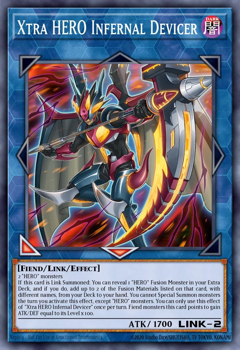 Carte Yu-Gi-Oh! Xtra HERO Infernal Devicer #009 — Battles of Legend: Chapter 1