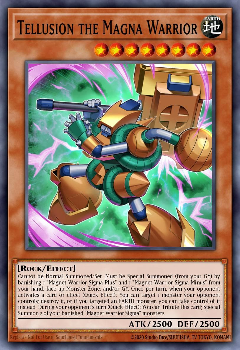 Carte Yu-Gi-Oh! Tellusion the Magna Warrior #004 — Burst Protocol