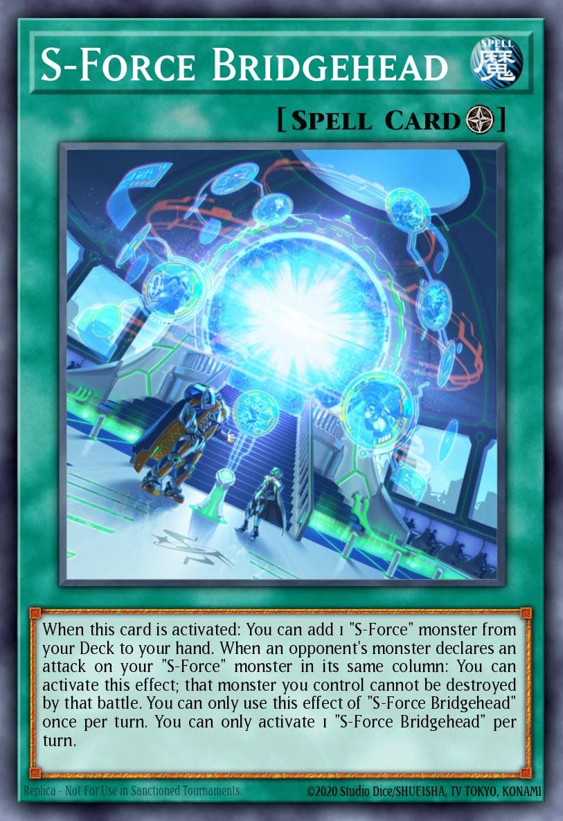 Carte Yu-Gi-Oh! S-Force Bridgehead #057 — Blazing Vortex