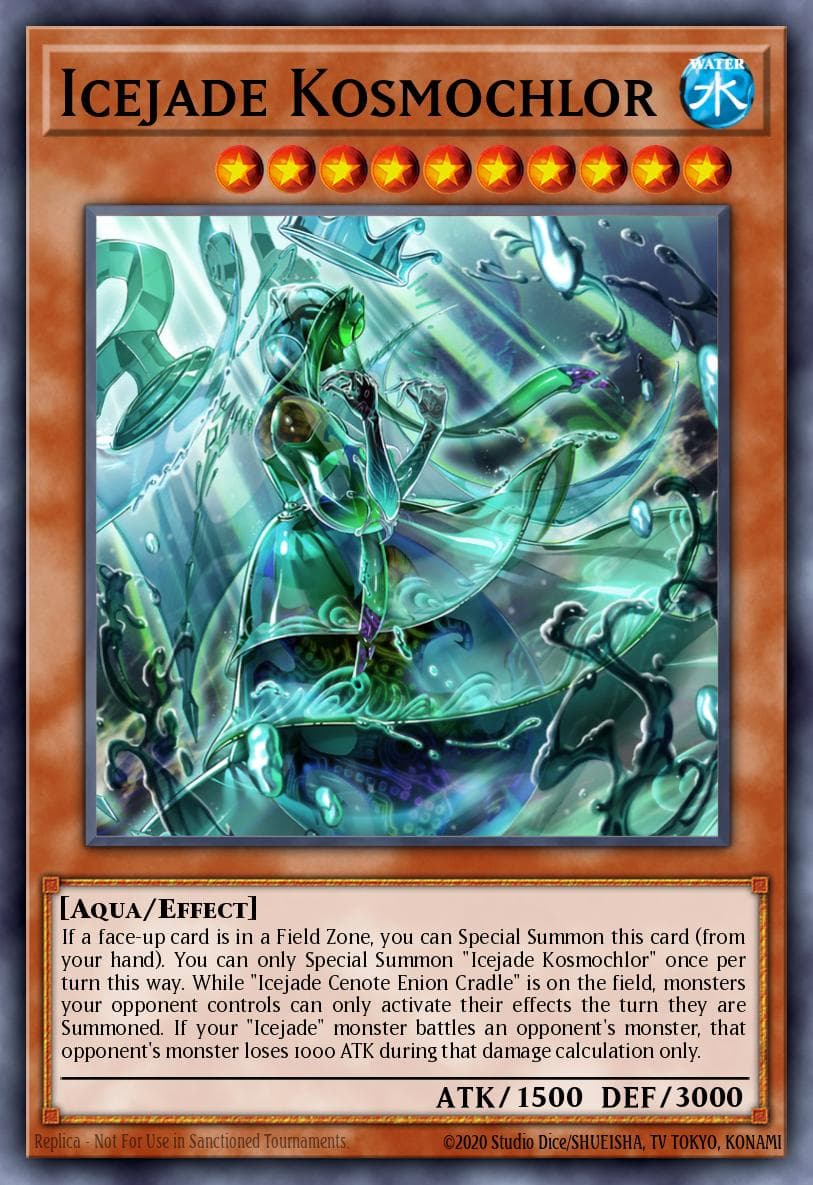 Carte Yu-Gi-Oh! Icejade Kosmochlor #006 — Battle of Chaos