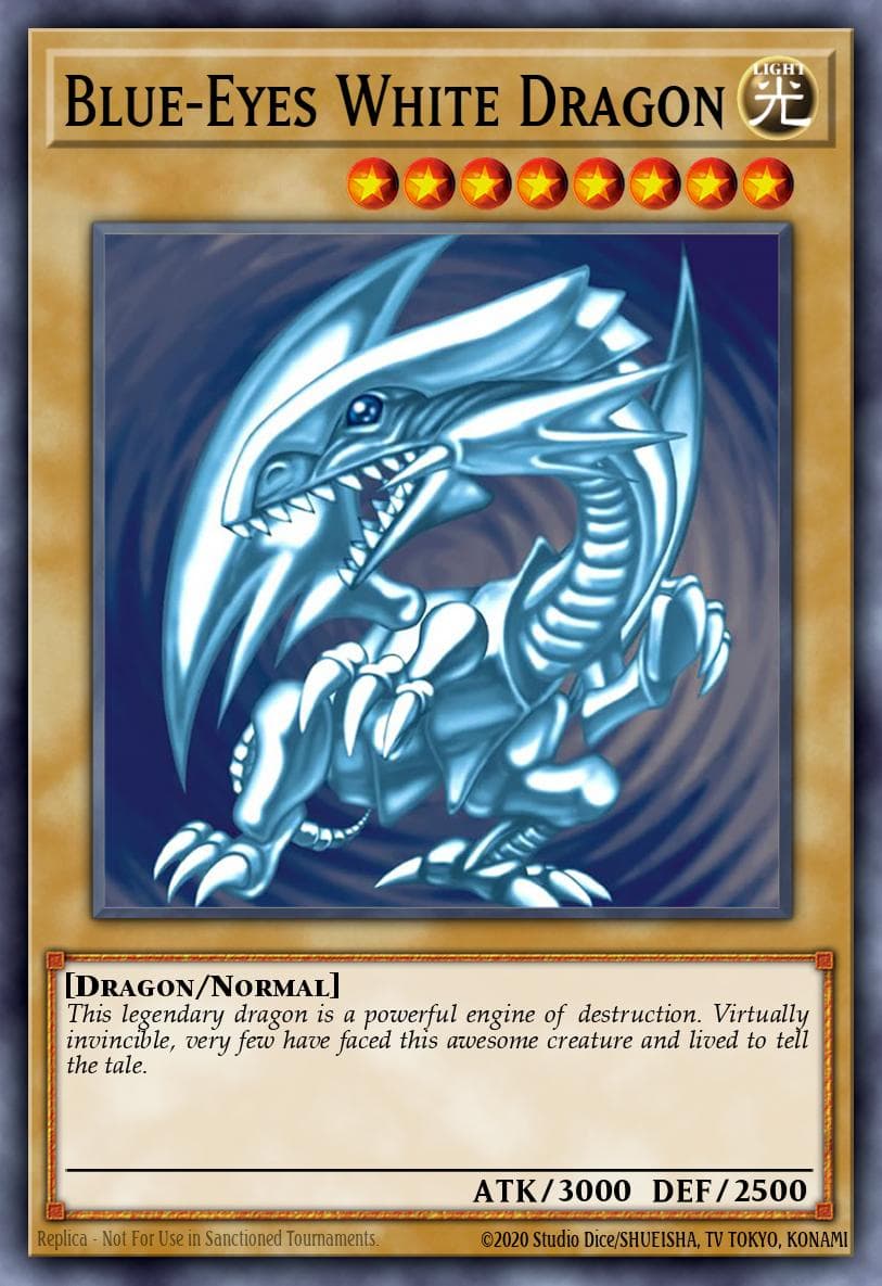 Carte Yu-Gi-Oh! Blue-Eyes White Dragon #01 — Yu-Gi-Oh! Championship Series 2025 prize cards