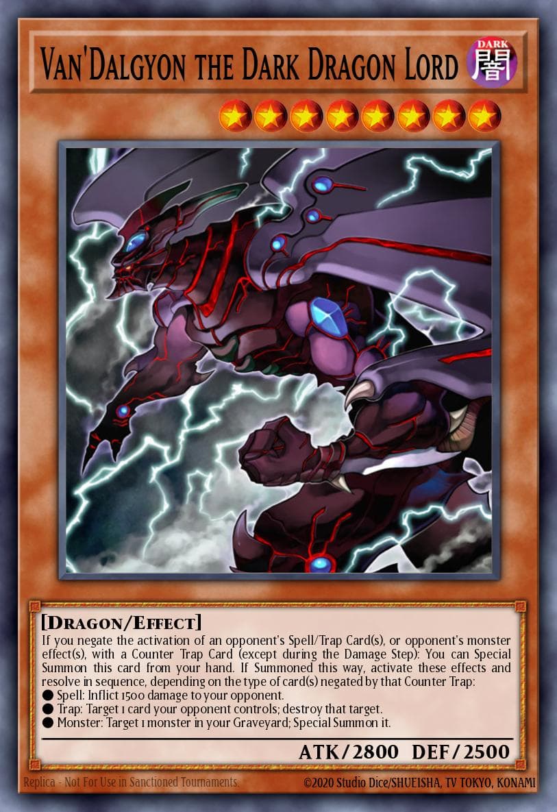 Carte Yu-Gi-Oh! Van'Dalgyon the Dark Dragon Lord #019 — Astral Pack Six