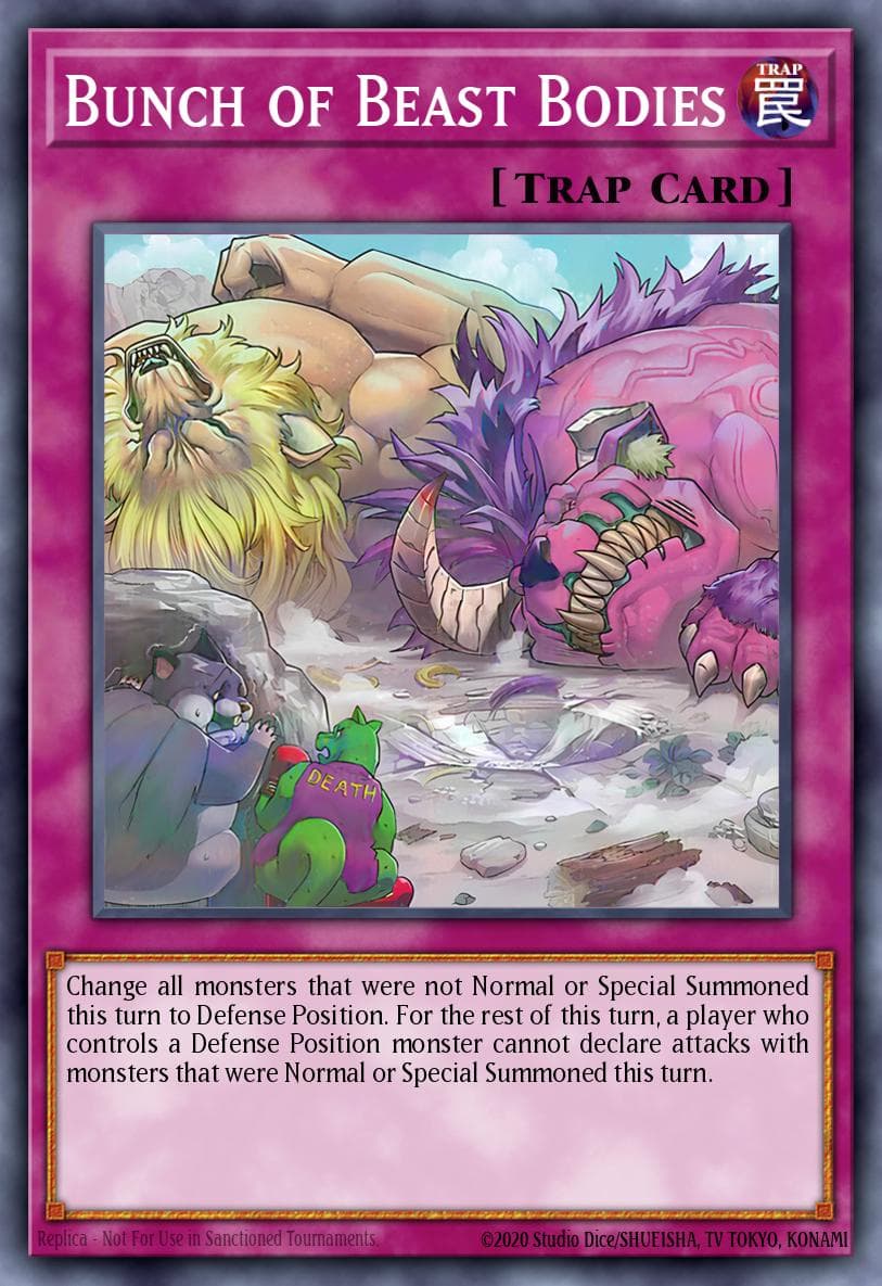 Carte Yu-Gi-Oh! Bunch of Beast Bodies #042 — Battles of Legend: Terminal Revenge