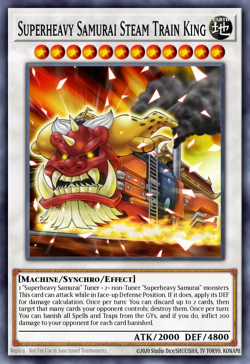 Carte Yu-Gi-Oh! Superheavy Samurai Steam Train King #011 — Battles of Legend: Light's Revenge