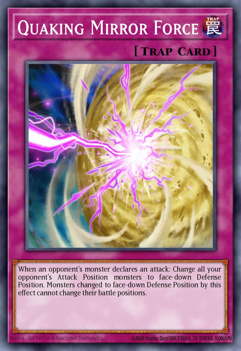 Carte Yu-Gi-Oh! Quaking Mirror Force #076 — Breakers of Shadow