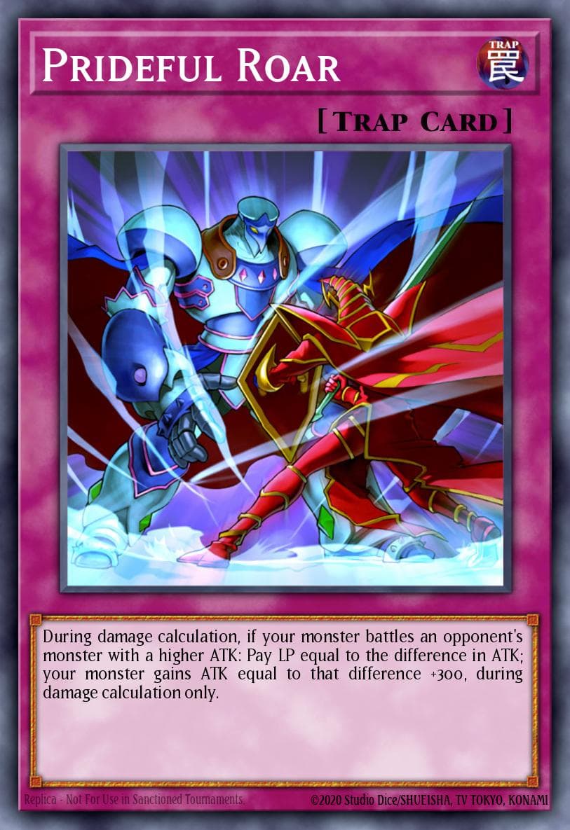 Carte Yu-Gi-Oh! Prideful Roar #100 — Battle Pack: Epic Dawn