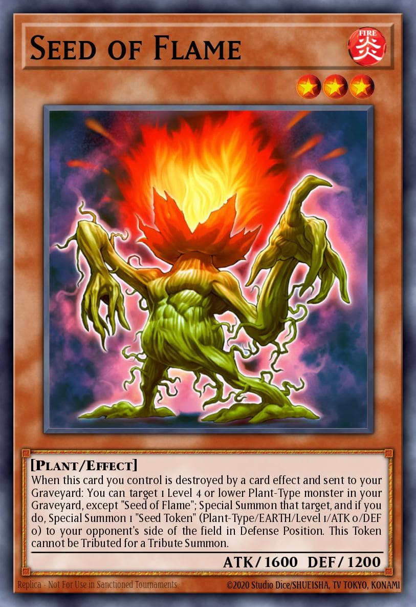 Carte Yu-Gi-Oh! Seed of Flame #052 — Battle Pack 3: Monster League