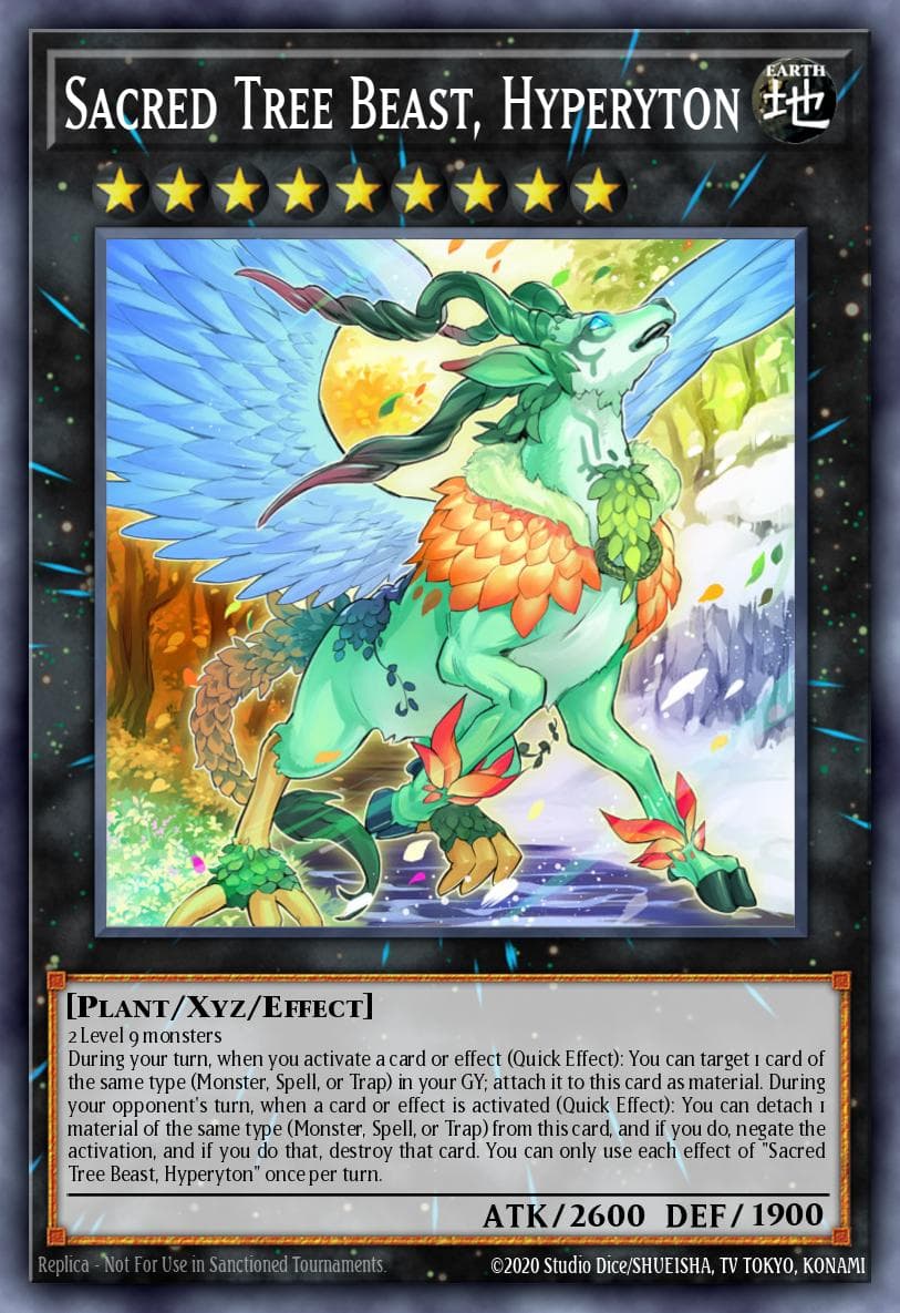 Carte Yu-Gi-Oh! Sacred Tree Beast, Hyperyton #047 — Blazing Vortex