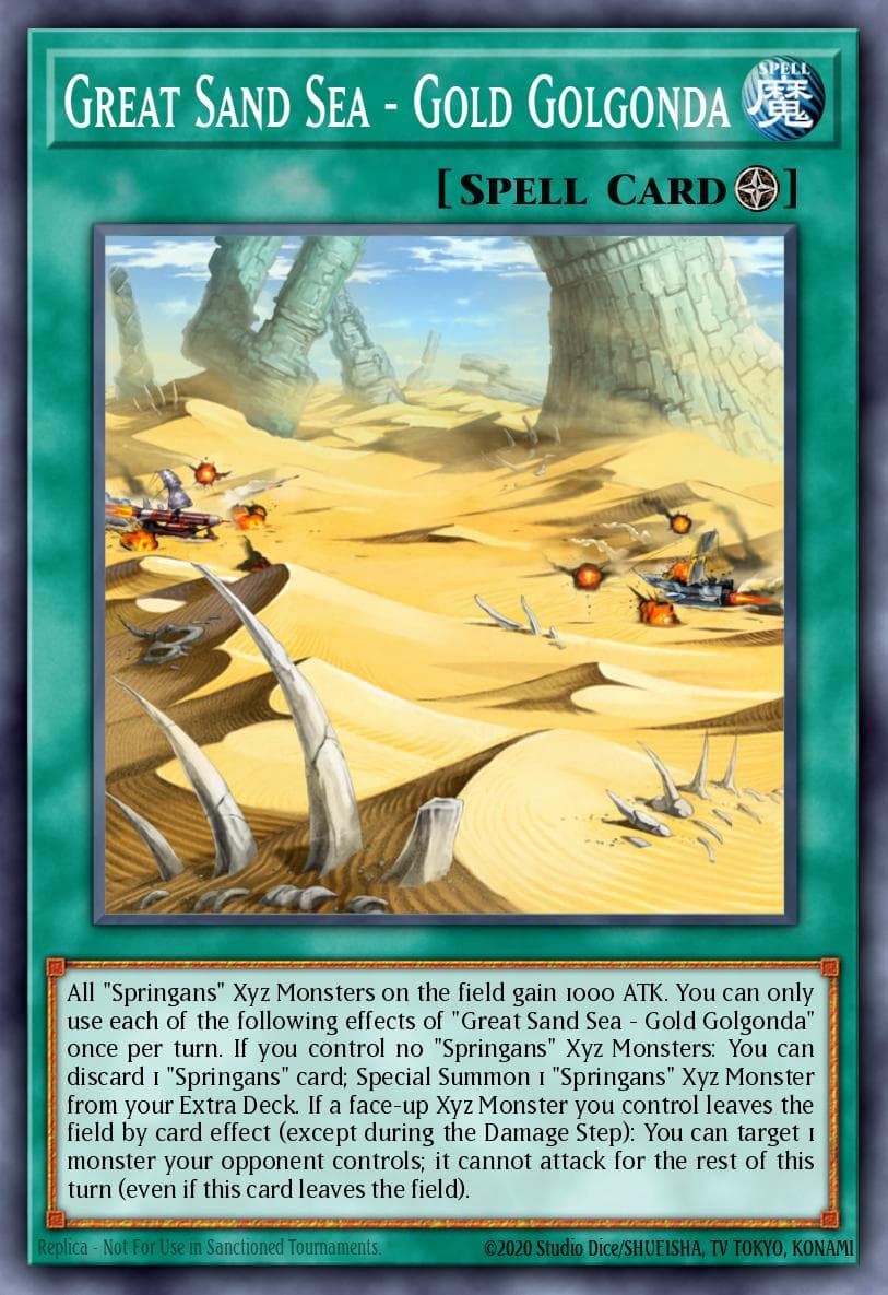 Carte Yu-Gi-Oh! Great Sand Sea - Gold Golgonda #055 — Blazing Vortex