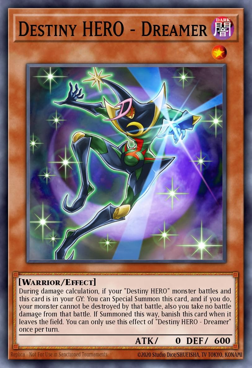 Carte Yu-Gi-Oh! Destiny HERO - Dreamer #024 — Battles of Legend: Light's Revenge