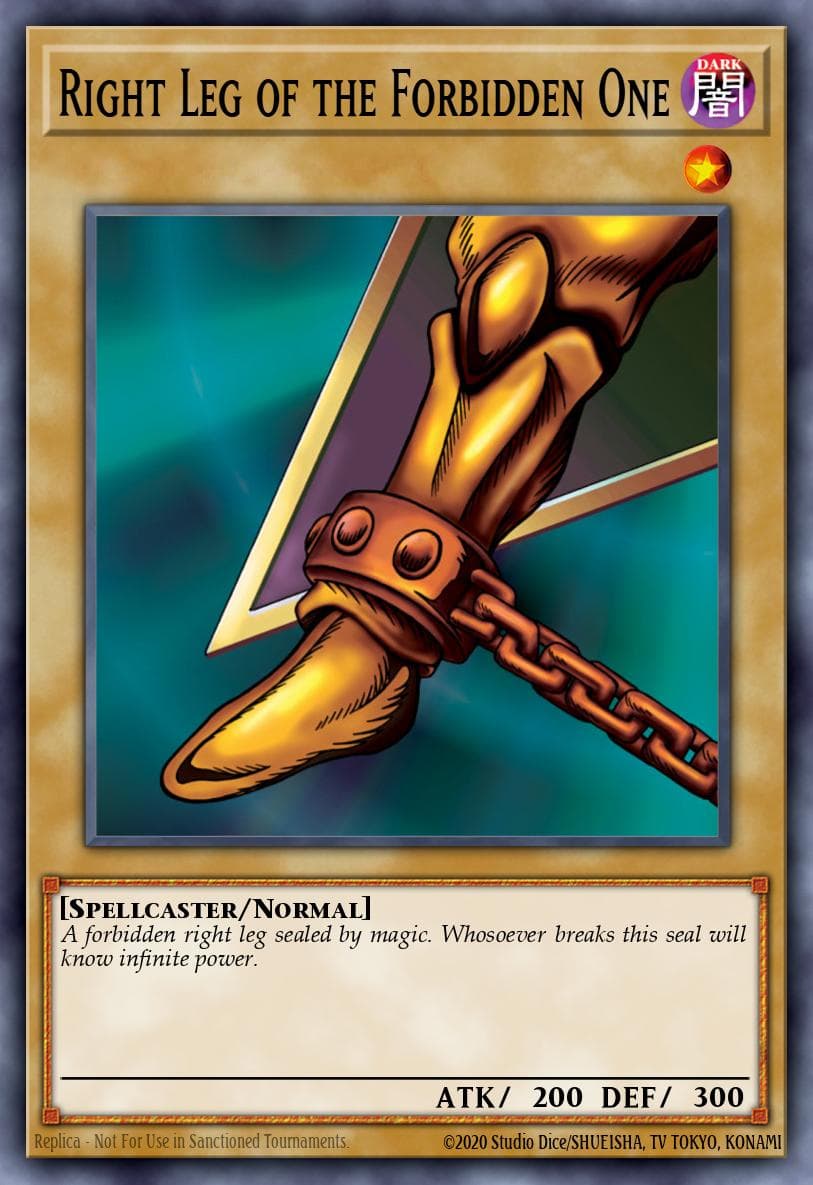 Carte Yu-Gi-Oh! Right Leg of the Forbidden One #102 — Battles of Legend: Crystal Revenge