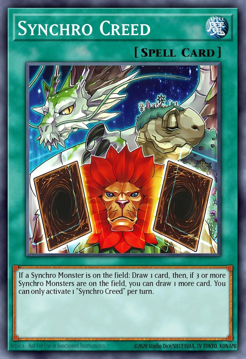 Carte Yu-Gi-Oh! Synchro Creed #029 — Battles of Legend: Terminal Revenge