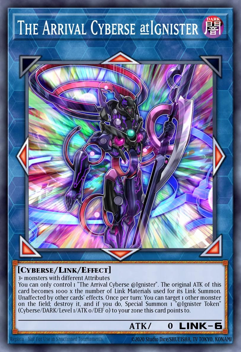 Carte Yu-Gi-Oh! The Arrival Cyberse @Ignister #07 — Yu-Gi-Oh! Championship Series 2025 prize cards