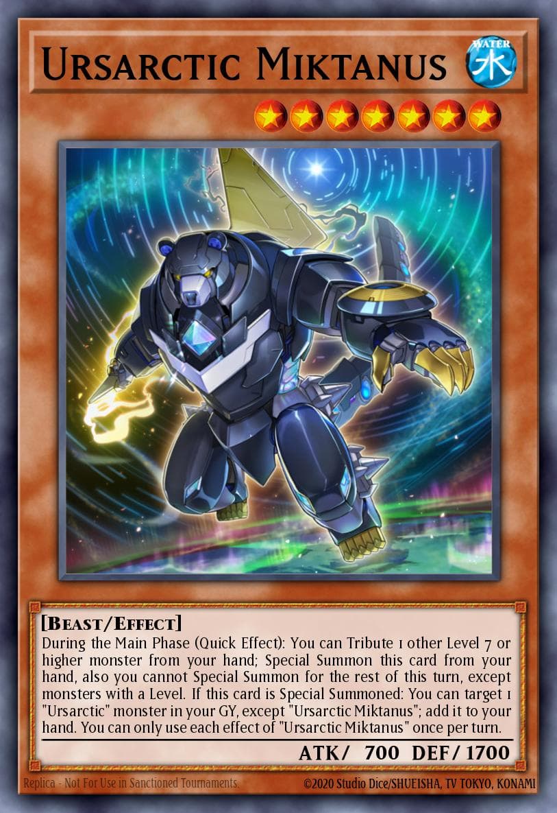 Carte Yu-Gi-Oh! Ursarctic Miktanus #028 — Ancient Guardians