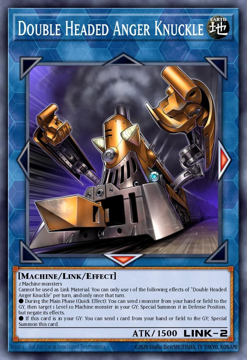 Carte Yu-Gi-Oh! Double Headed Anger Knuckle #048 — Battles of Legend: Hero's Revenge