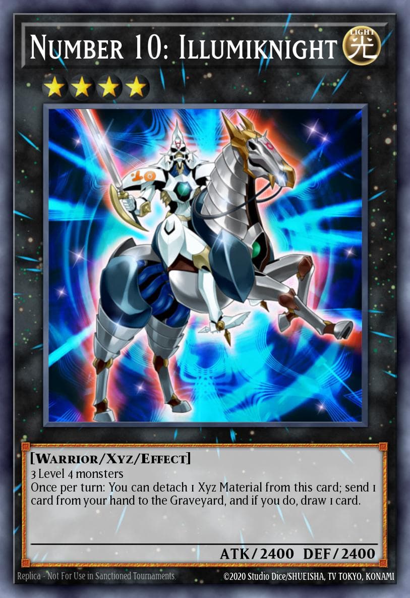 Carte Yu-Gi-Oh! Number 10: Illumiknight #118 — Battle Pack 3: Monster League