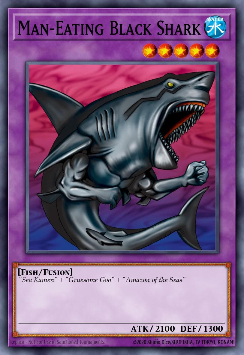 Carte Yu-Gi-Oh! Man-Eating Black Shark #021 — Astral Pack Six