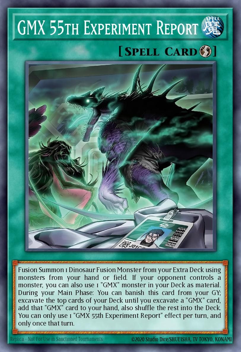 Carte Yu-Gi-Oh! GMX 55th Experiment Report #094 — Blazing Dominion