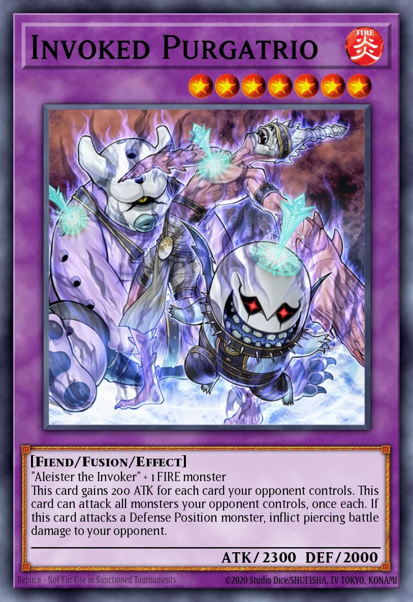 Carte Yu-Gi-Oh! Invoked Purgatrio #086 — Battles of Legend: Glorious Gallery