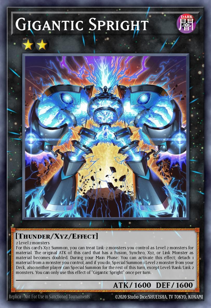 Carte Yu-Gi-Oh! Gigantic Spright #091 — Battles of Legend: Terminal Revenge