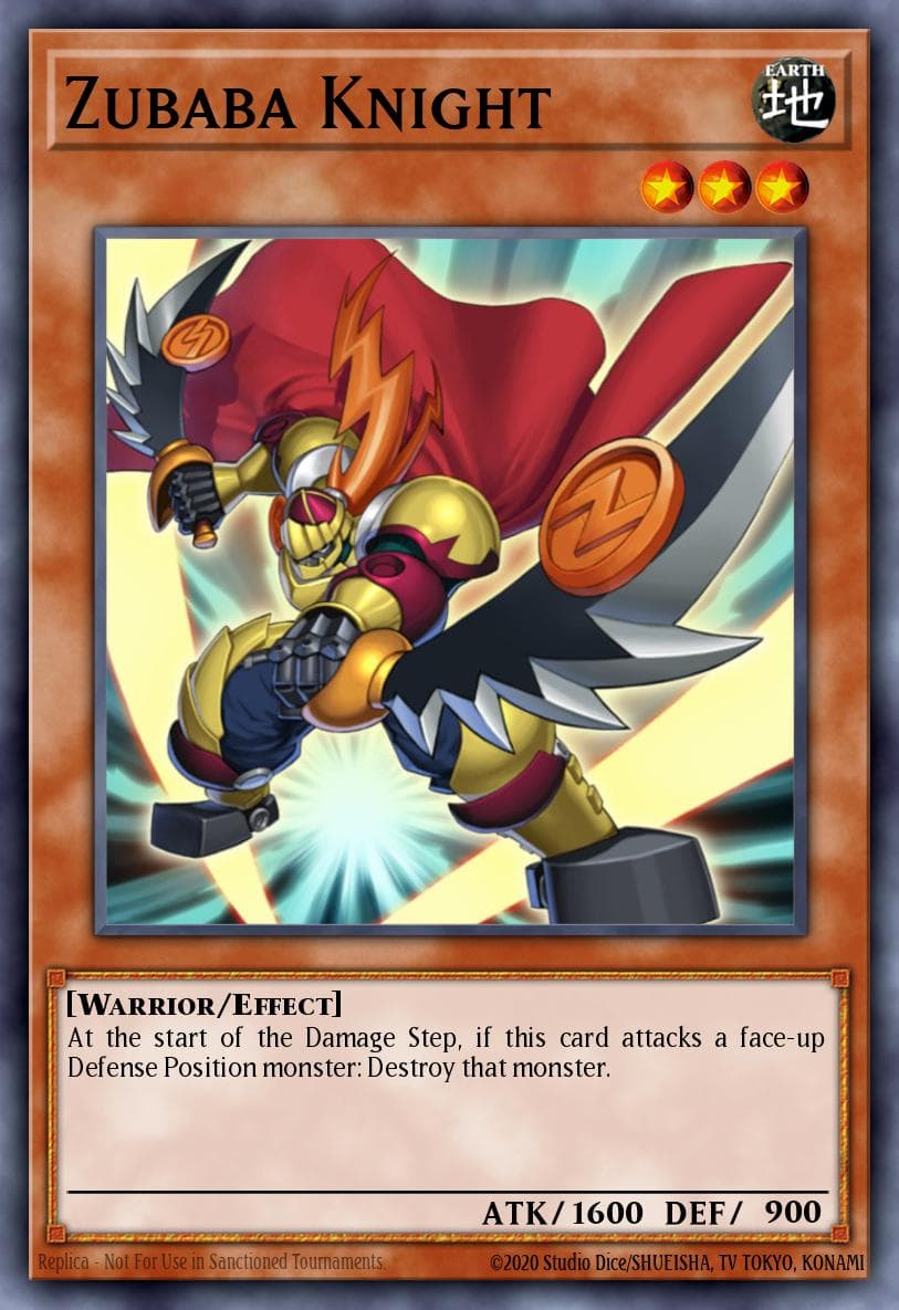 Carte Yu-Gi-Oh! Zubaba Knight #099 — Battle Pack 2: War of the Giants