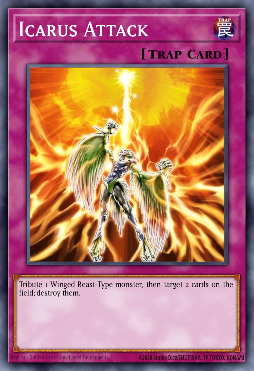 Carte Yu-Gi-Oh! Icarus Attack #004 — Battle Pack Tournament Prize Cards
