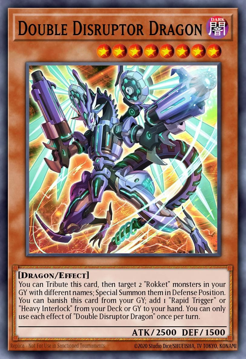 Carte Yu-Gi-Oh! Double Disruptor Dragon #002 — Burst of Destiny