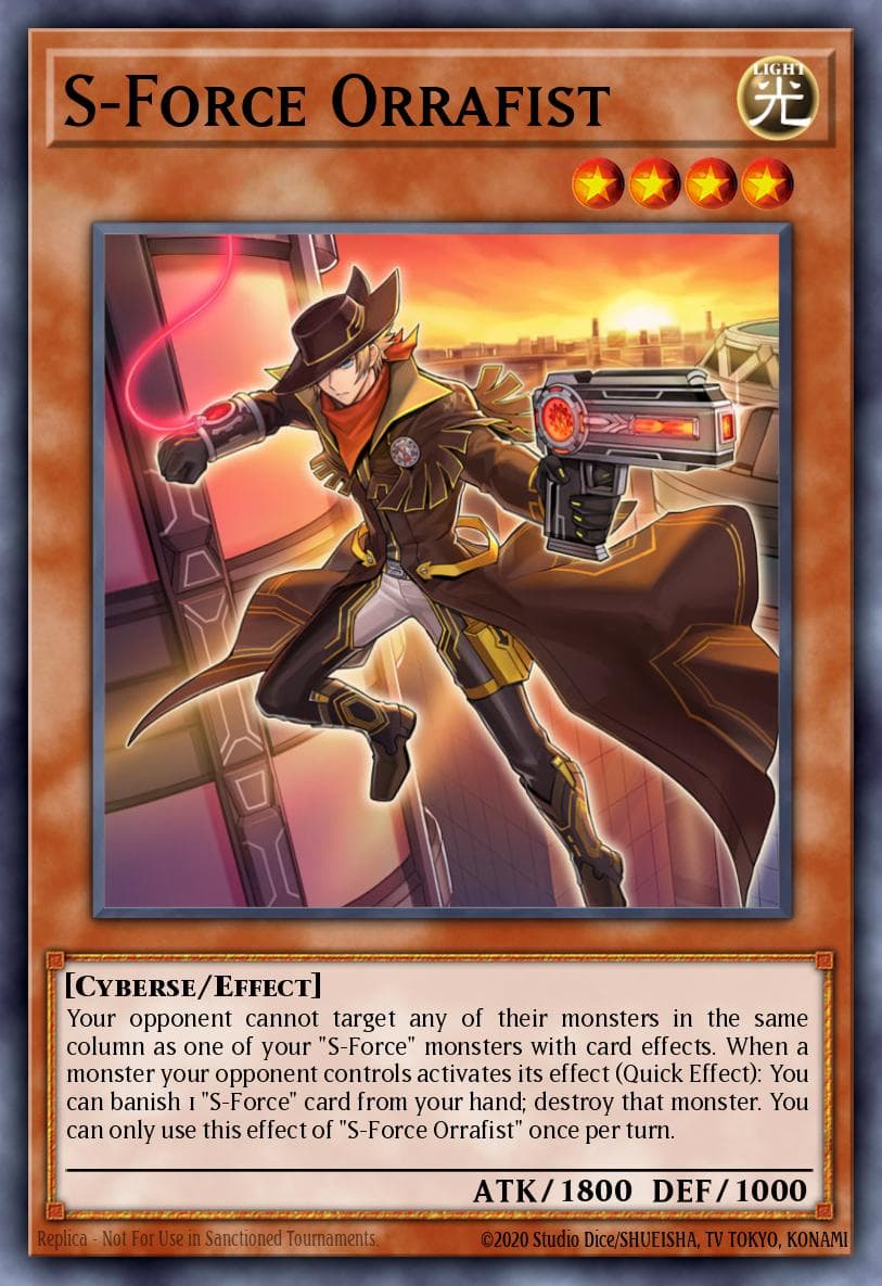 Carte Yu-Gi-Oh! S-Force Orrafist #013 — Blazing Vortex