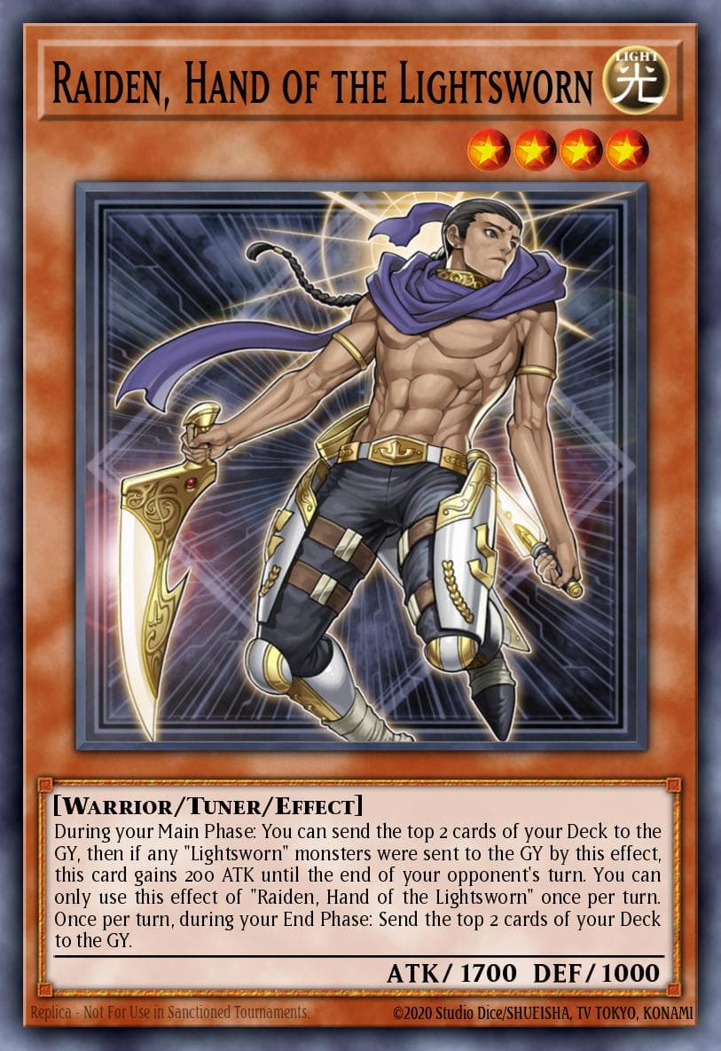 Carte Yu-Gi-Oh! Raiden, Hand of the Lightsworn #042 — Battles of Legend: Light's Revenge