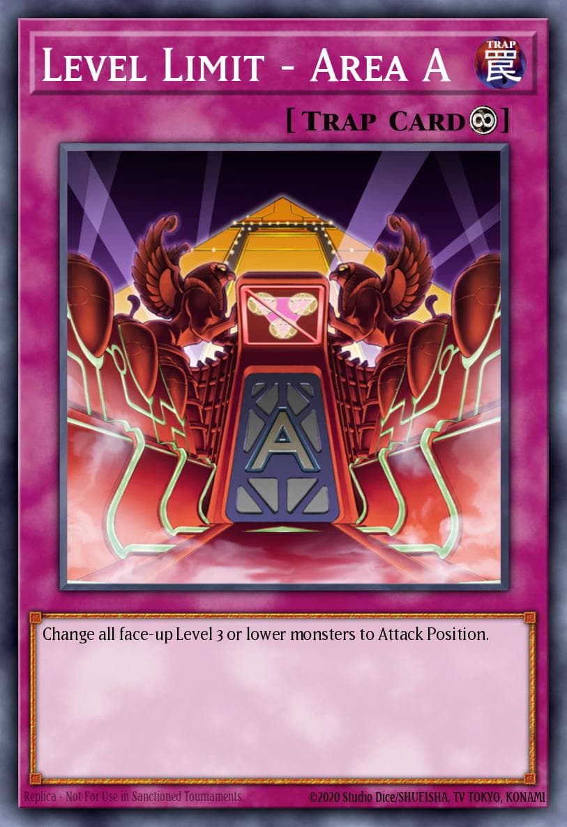 Carte Yu-Gi-Oh! Level Limit - Area A #013 — Astral Pack Seven