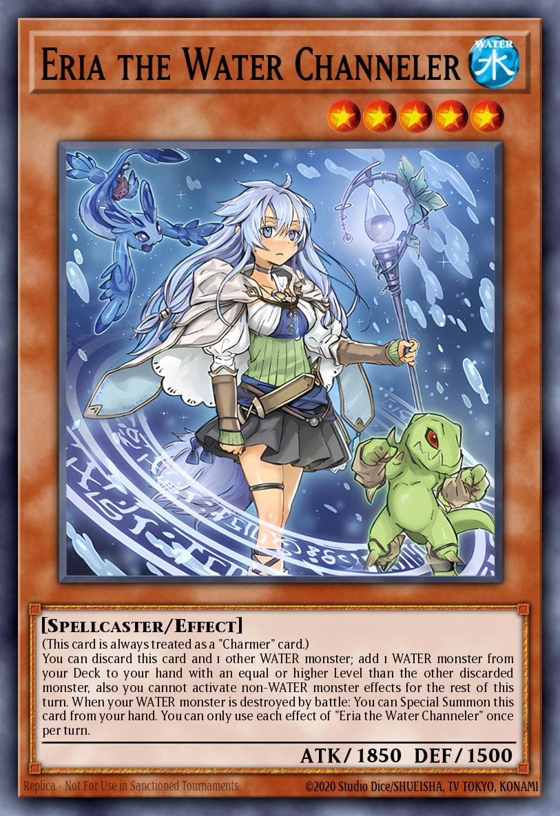 Carte Yu-Gi-Oh! Eria the Water Channeler #009 — THE CHRONICLES DECK: Spirit Charmers (All-Foil Edition)