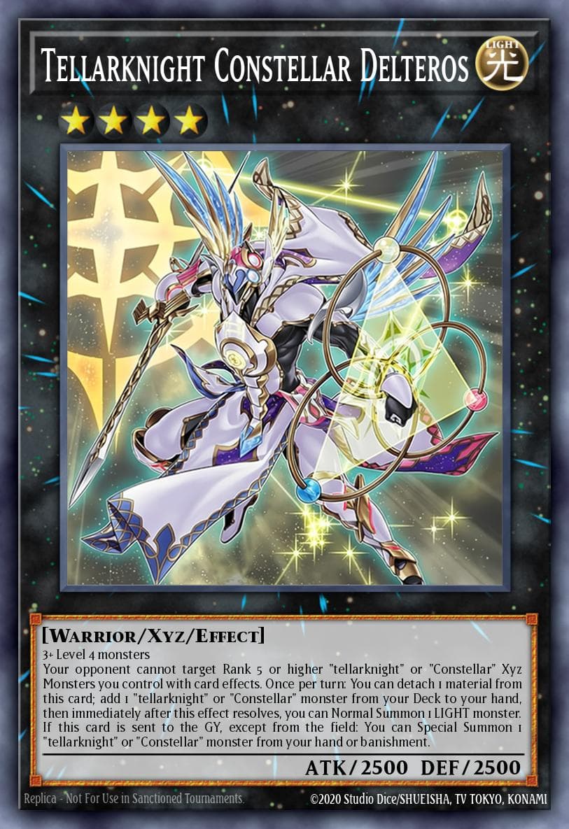 Carte Yu-Gi-Oh! Tellarknight Constellar Delteros #019 — Battles of Legend: Glorious Gallery
