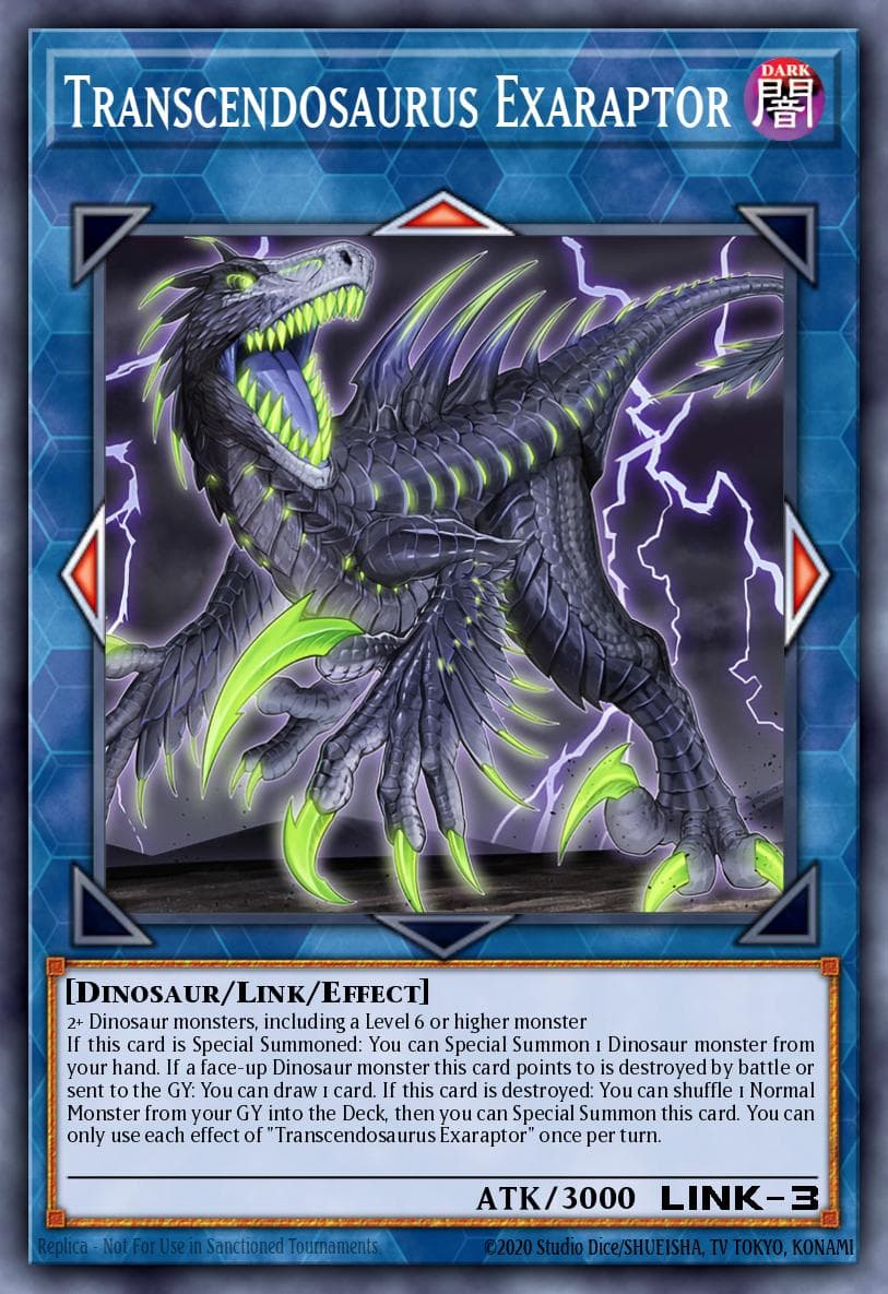 Carte Yu-Gi-Oh! Transcendosaurus Exaraptor #044 — Age of Overlord