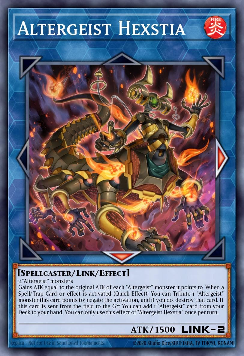 Carte Yu-Gi-Oh! Altergeist Hexstia #066 — Battles of Legend: Relentless Revenge