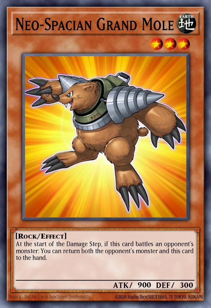 Carte Yu-Gi-Oh! Neo-Spacian Grand Mole #051 — Battles of Legend: Relentless Revenge