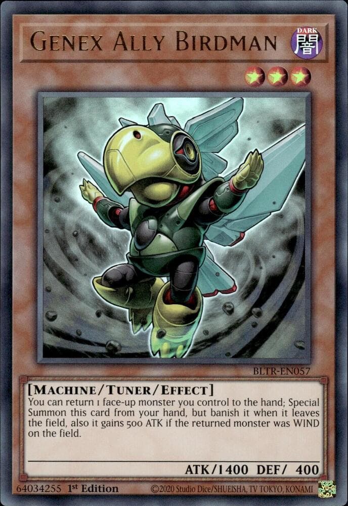 Carte Yu-Gi-Oh! Genex Ally Birdman #058 — Battles of Legend: Terminal Revenge