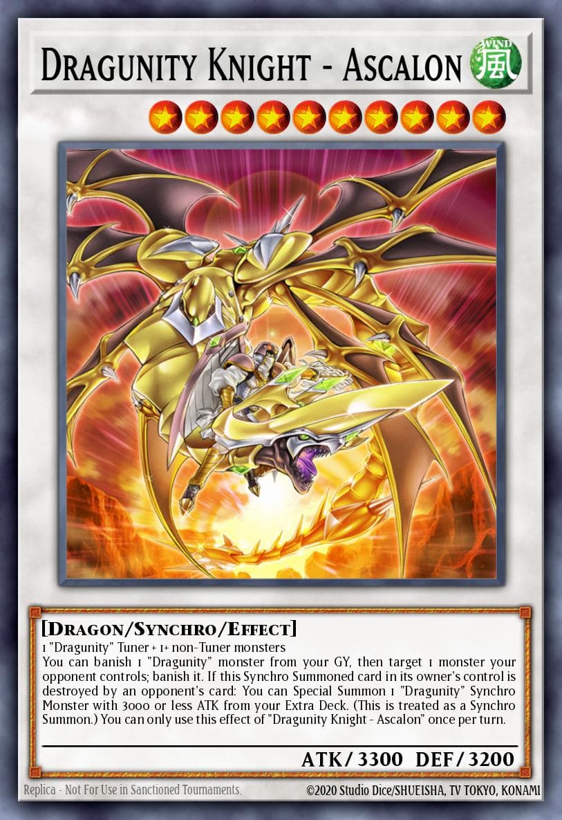 Carte Yu-Gi-Oh! Dragunity Knight - Ascalon #091 — Battles of Legend: Glorious Gallery