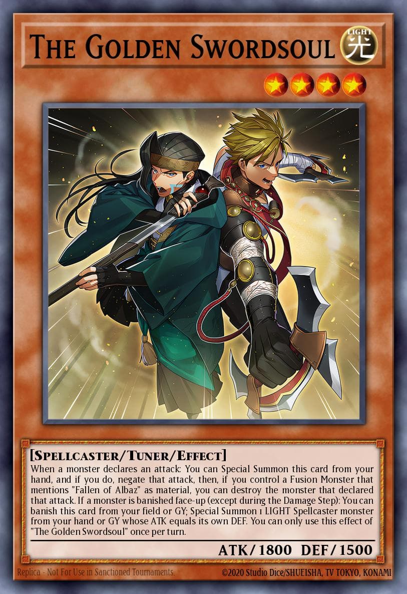 Carte Yu-Gi-Oh! The Golden Swordsoul #109 — Battles of Legend: Terminal Revenge