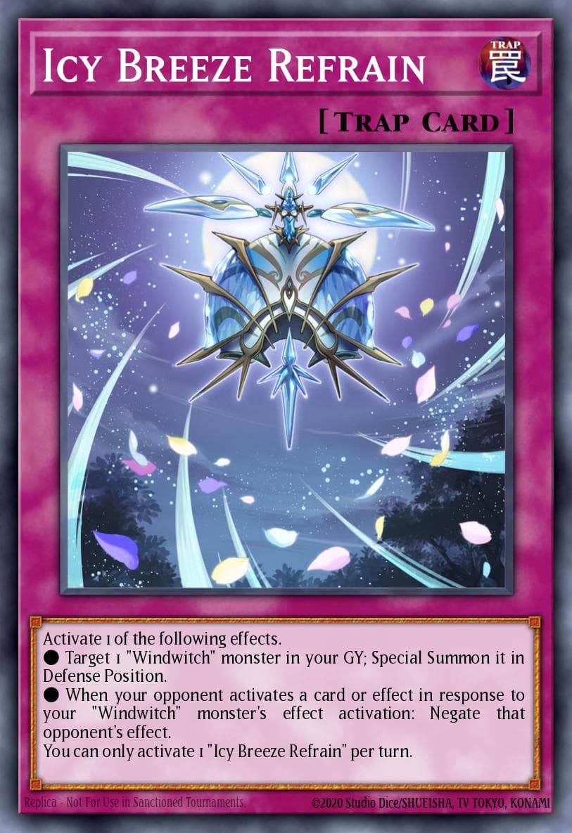 Carte Yu-Gi-Oh! Icy Breeze Refrain #072 — Blazing Vortex