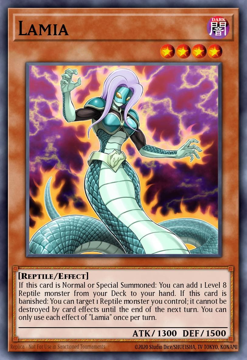 Carte Yu-Gi-Oh! Lamia #021 — Battles of Legend: Monstrous Revenge