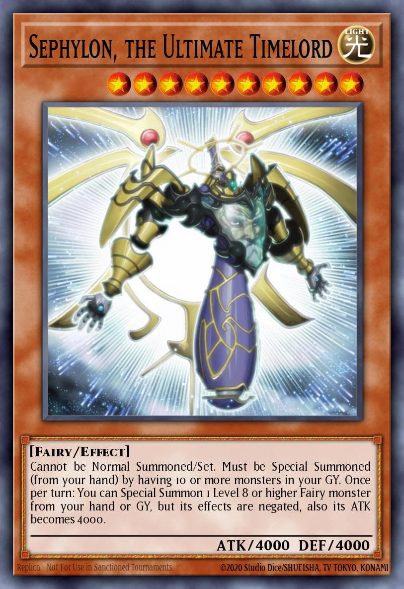 Carte Yu-Gi-Oh! Sephylon, the Ultimate Timelord #056 — Battles of Legend: Relentless Revenge
