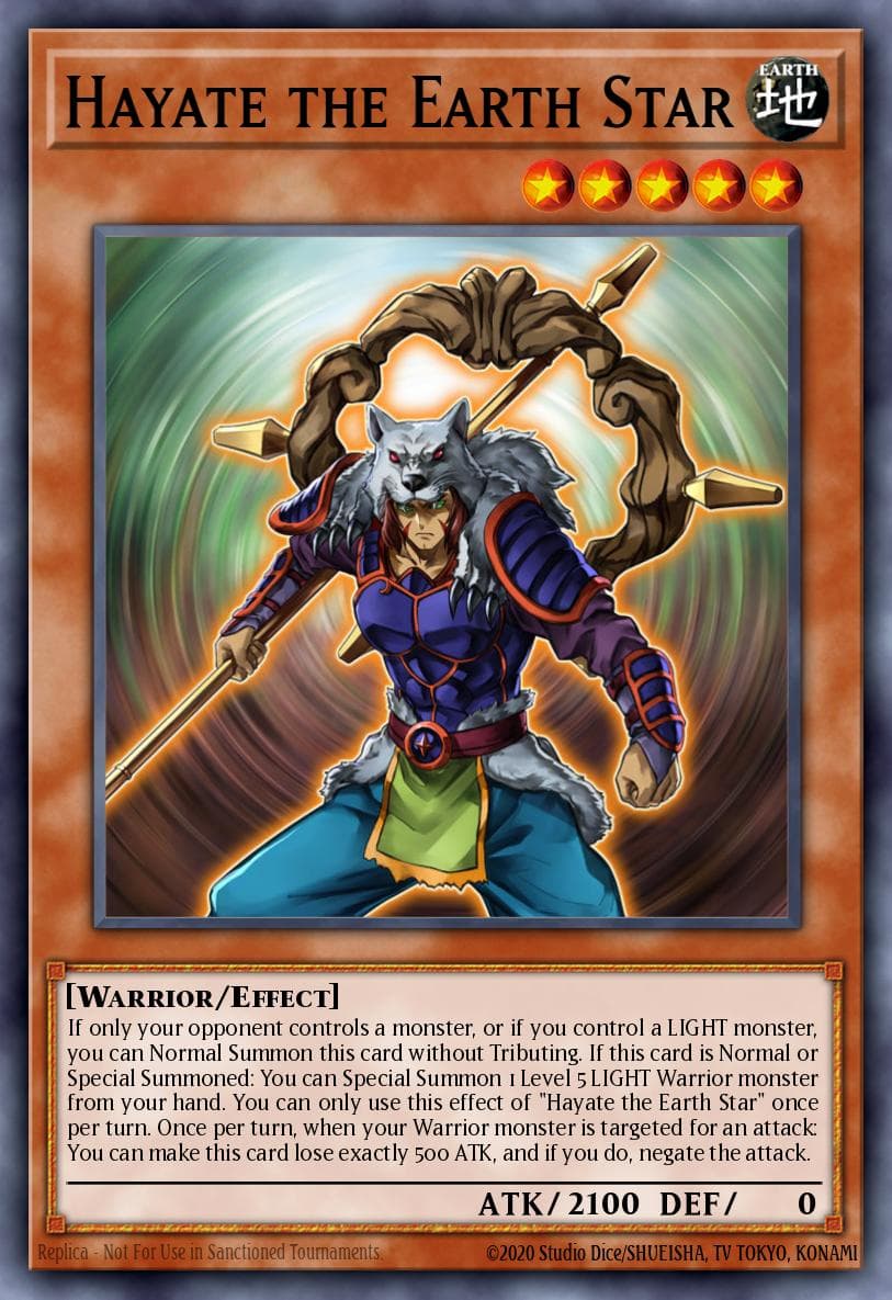 Carte Yu-Gi-Oh! Hayate the Earth Star #036 — Battles of Legend: Relentless Revenge