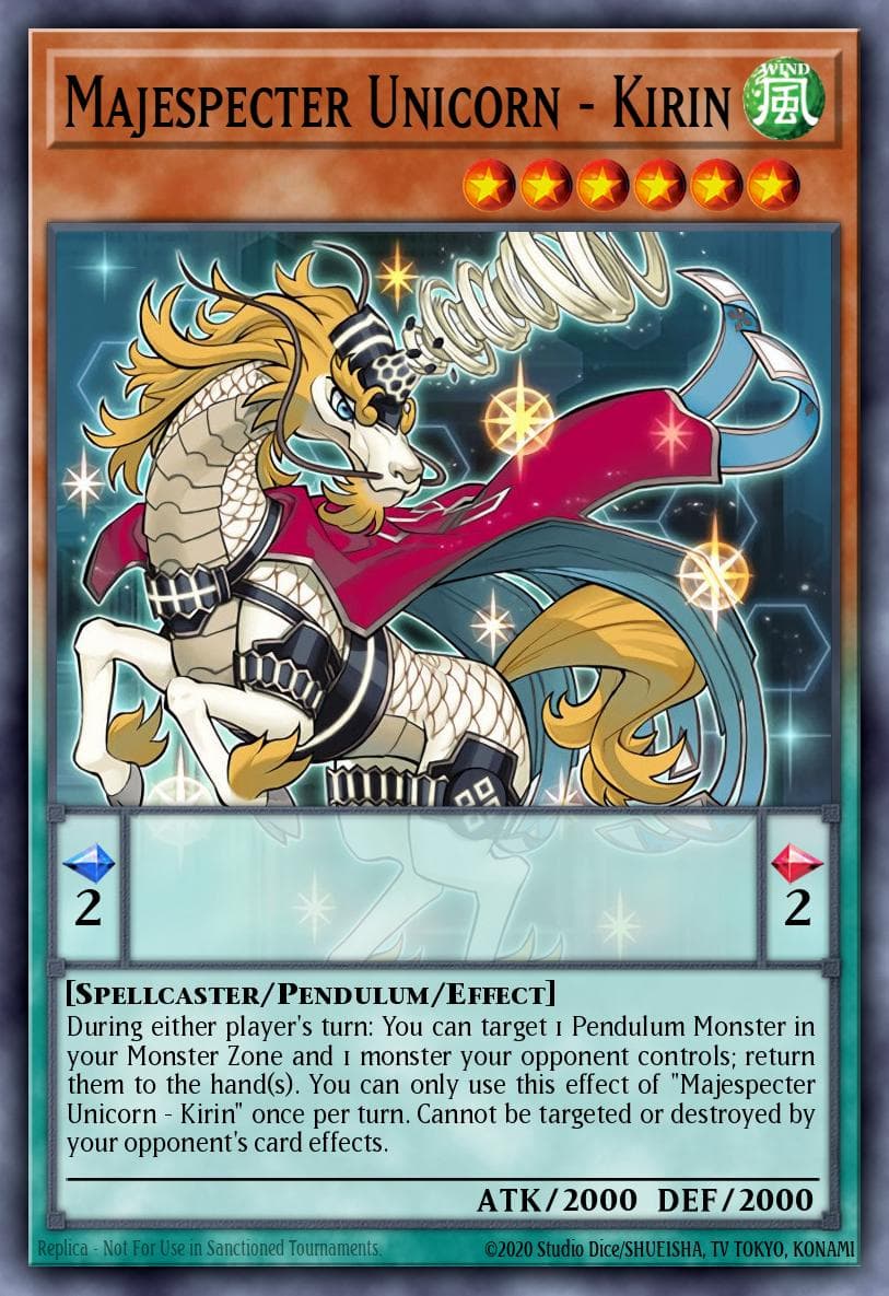 Carte Yu-Gi-Oh! Majespecter Unicorn - Kirin #065 — Battles of Legend: Glorious Gallery